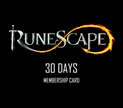 RuneScape 30-Day Prepaid Time Game Card — лицензионный ключ