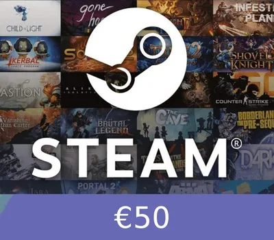 Steam Wallet Card €50 EU Activation Code — лицензионный ключ