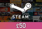Steam Wallet Card £50 Global Activation Code — лицензионный ключ