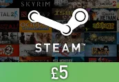 Steam Wallet Card £5 Global Activation Code — лицензионный ключ