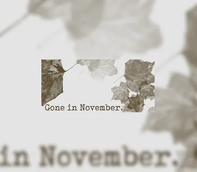 Gone In November PC Steam CD Key — лицензионный ключ