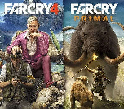 Far Cry 4 + Far Cry Primal Bundle US XBOX One CD Key — лицензионный ключ