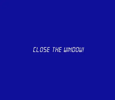 Close the Window! Steam CD Key — лицензионный ключ