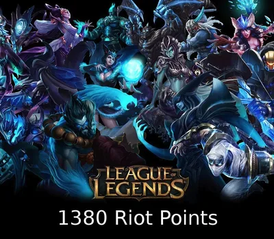 League of Legends 1380 RP Prepaid Card NA — лицензионный ключ