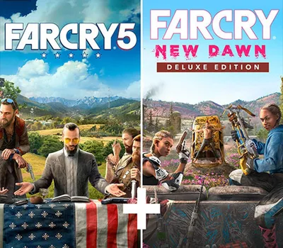 Far Cry 5 + Far Cry New Dawn Deluxe Edition Bundle EU XBOX One CD Key — лицензионный ключ