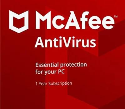 McAfee AntiVirus 2021 Key (1 Year / 1 PC) — лицензионный ключ