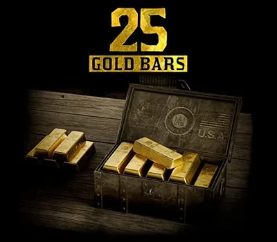 Red Dead Online - 25 Gold Bars XBOX One CD Key — лицензионный ключ