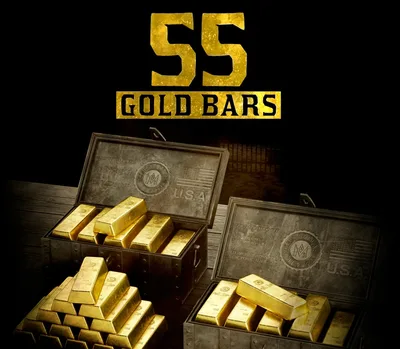 Red Dead Online - 55 Gold Bars XBOX One CD Key — лицензионный ключ