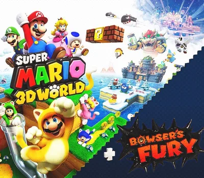 Super Mario 3D World + Bowser’s Fury US Nintendo Switch CD Key — лицензионный ключ