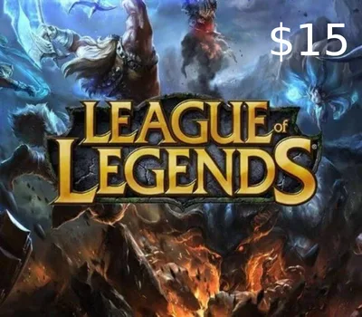 League of Legends 15 USD Prepaid RP Card US — лицензионный ключ