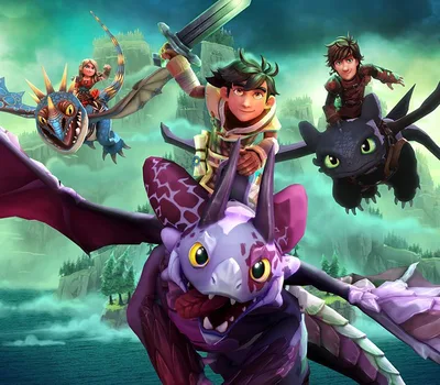 DreamWorks Dragons Dawn of New Riders EU XBOX One CD Key — лицензионный ключ