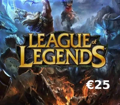 League of Legends 25 EUR Prepaid RP Card EU — лицензионный ключ