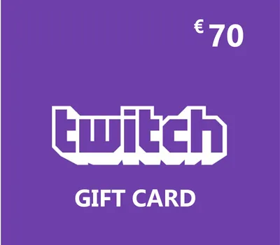 Twitch €70 Gift Card — лицензионный ключ