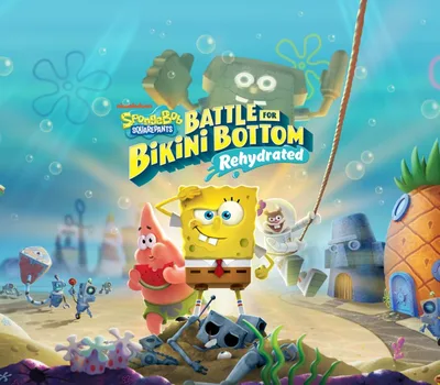 SpongeBob SquarePants: Battle for Bikini Bottom Rehydrated AR XBOX One CD Key — лицензионный ключ
