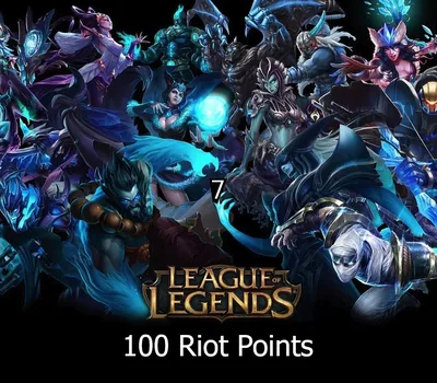 League of Legends 100 RP Prepaid Card — лицензионный ключ