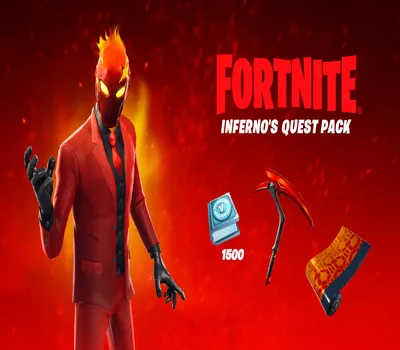 Fortnite - Inferno's Quest Pack AR XBOX One CD Key — лицензионный ключ