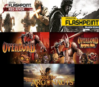 Operation Flashpoint: Red River + Operation Flashpoint: Dragon Rising + Rise of the Argonauts + Overlord + Overlord: Raising Hell Bundle Steam CD Key — лицензионный ключ