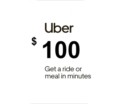 Uber USD 100 Gift Card US — лицензионный ключ