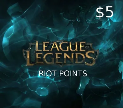 League of Legends 5 USD Prepaid RP Card LAS/LAN Server — лицензионный ключ