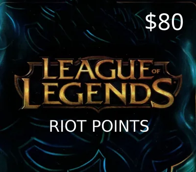 League of Legends 80 USD Prepaid RP Card LAS/LAN Server — лицензионный ключ