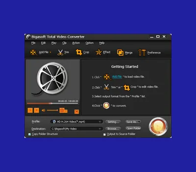 Bigasoft Total Video Converter PC CD Key — лицензионный ключ