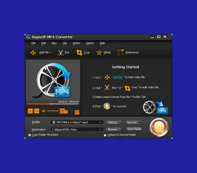 Bigasoft MP4 Converter PC CD Key — лицензионный ключ
