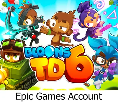 Bloons TD 6 Epic Games Account — лицензионный ключ