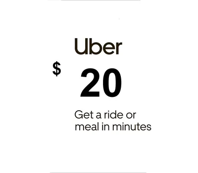 Uber USD 20 Gift Card US — лицензионный ключ