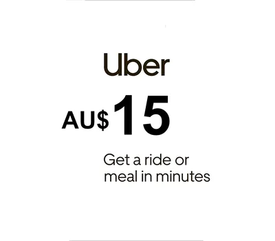 Uber AU$15 AU Gift Card — лицензионный ключ