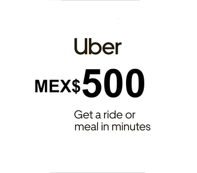 Uber MXN 500 Gift Card MX — лицензионный ключ