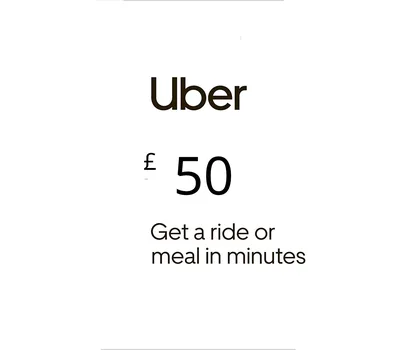 Uber GBP 50 Gift Card UK — лицензионный ключ