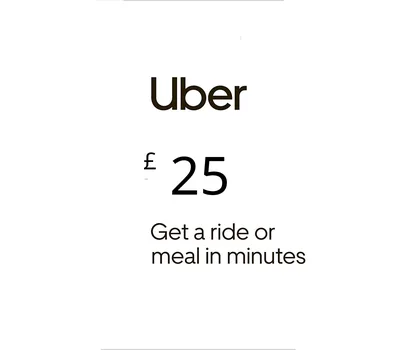 Uber £25 UK Gift Card — лицензионный ключ