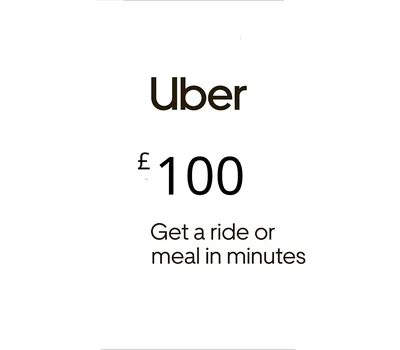 Uber £100 UK Gift Card — лицензионный ключ