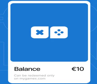 MyGameX €10 Balance Gift Card — лицензионный ключ