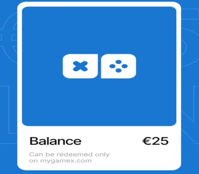 MyGameX €25 Balance Gift Card — лицензионный ключ