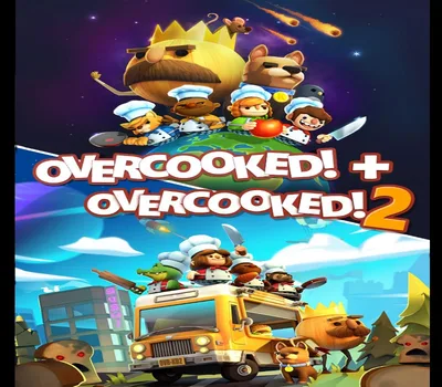 Overcooked! + Overcooked! 2 EU XBOX One CD Key — лицензионный ключ