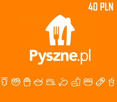 Pyszne.pl 40 PLN Gift Card PL — лицензионный ключ