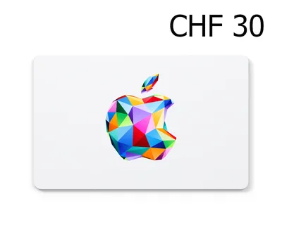 Apple 30 CHF Gift Card CH — лицензионный ключ