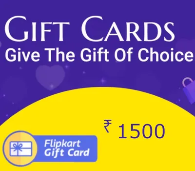 Flipkart INR 1500 Gift Card IN — лицензионный ключ