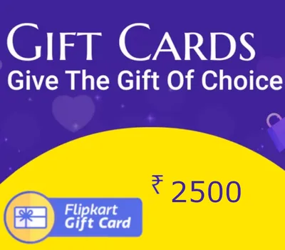 Flipkart INR 2500 Gift Card IN — лицензионный ключ