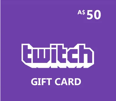 Twitch A$50 Gift Card AU — лицензионный ключ