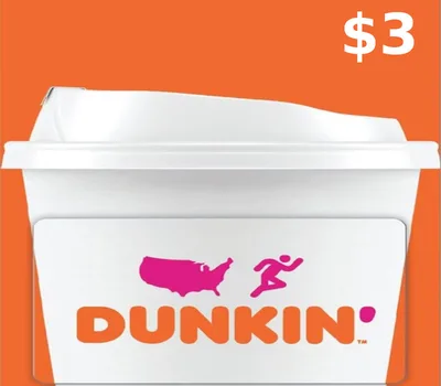 Dunkin Donuts $3 Gift Card US — лицензионный ключ