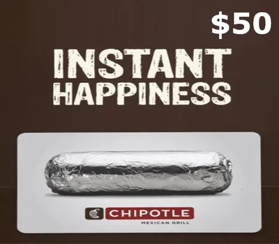 Chipotle $50 Gift Card US — лицензионный ключ