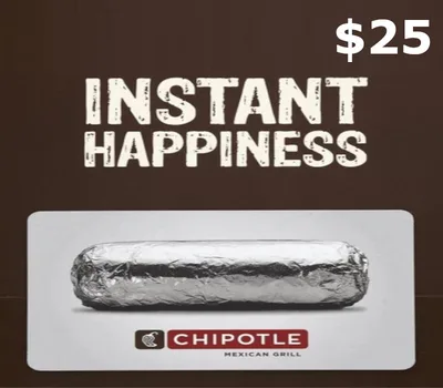 Chipotle $25 Gift Card US — лицензионный ключ