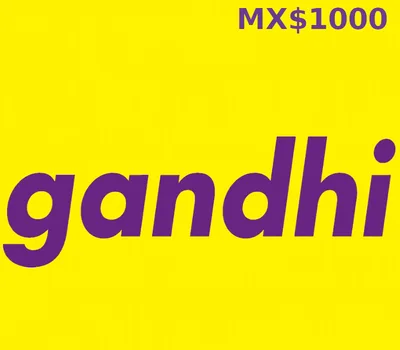 Gandhi MX$1000 MX Gift Card — лицензионный ключ