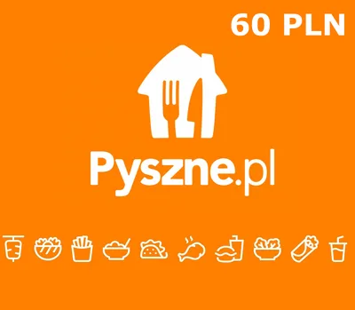 Pyszne.pl 60 PLN Gift Card PL — лицензионный ключ