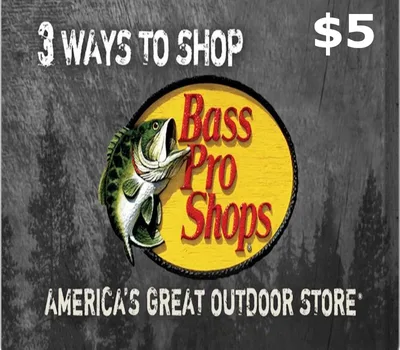 Bass Pro Shops $5 Gift Card US — лицензионный ключ