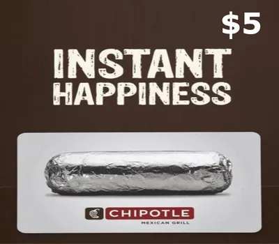 Chipotle $5 Gift Card US — лицензионный ключ