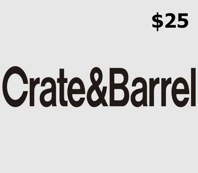 Crate and Barrel $25 Gift Card US — лицензионный ключ