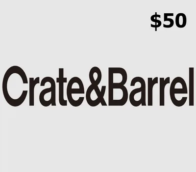 Crate and Barrel $50 Gift Card US — лицензионный ключ